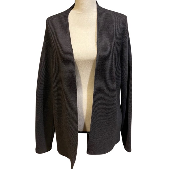 Eileen Fisher Cardigan Sweater Brown - Picture 1 of 10